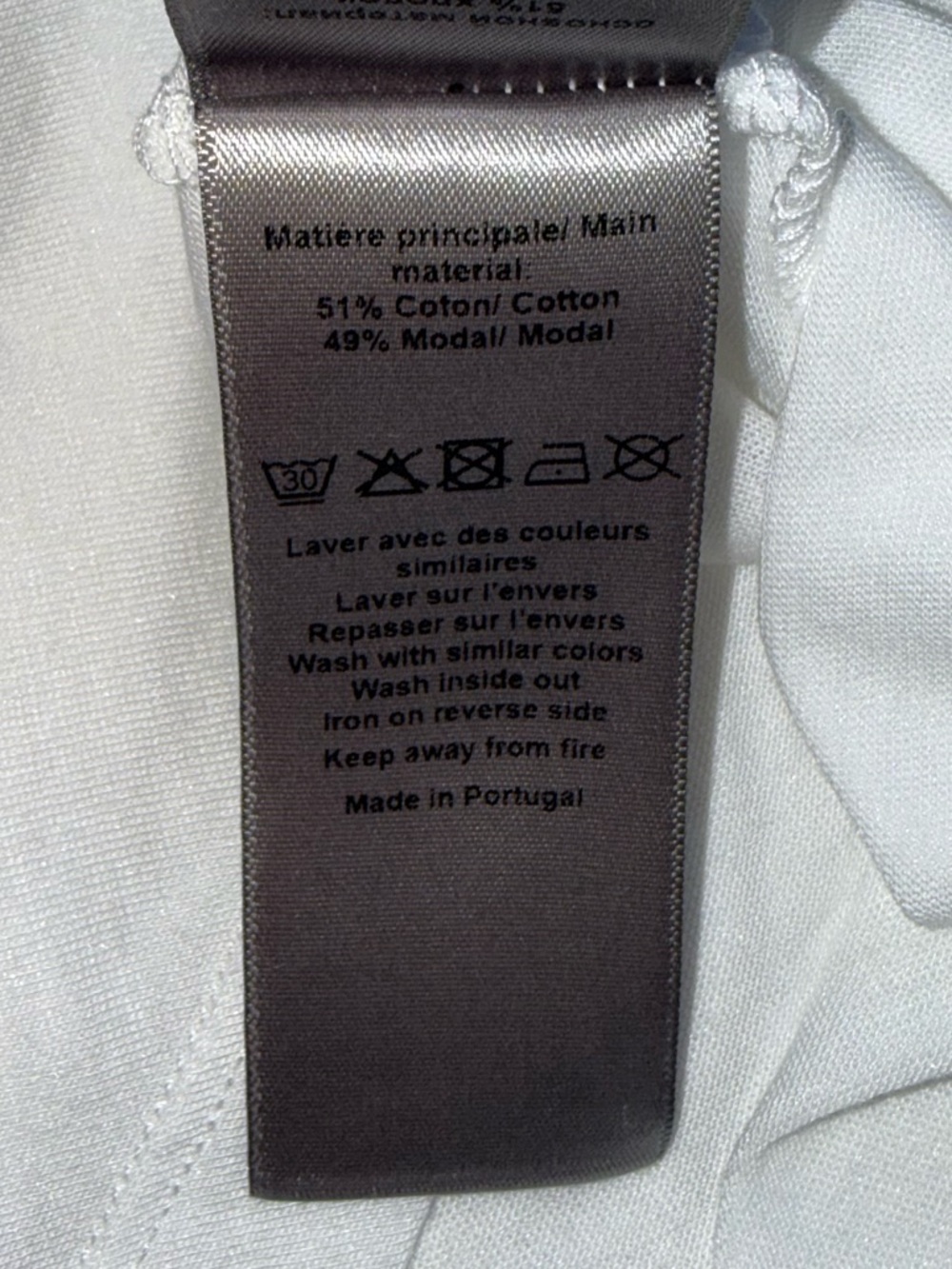 NWT💕Zadig & Voltaire Woop Amour Strass T-Shirt in BLANC Size XS - Picture 11 of 13